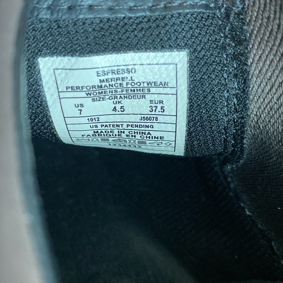 MERRELL Luxe Button Espresso Brown Suede Staple Clogs Ankle Booties Size 7 - Picture 10 of 11